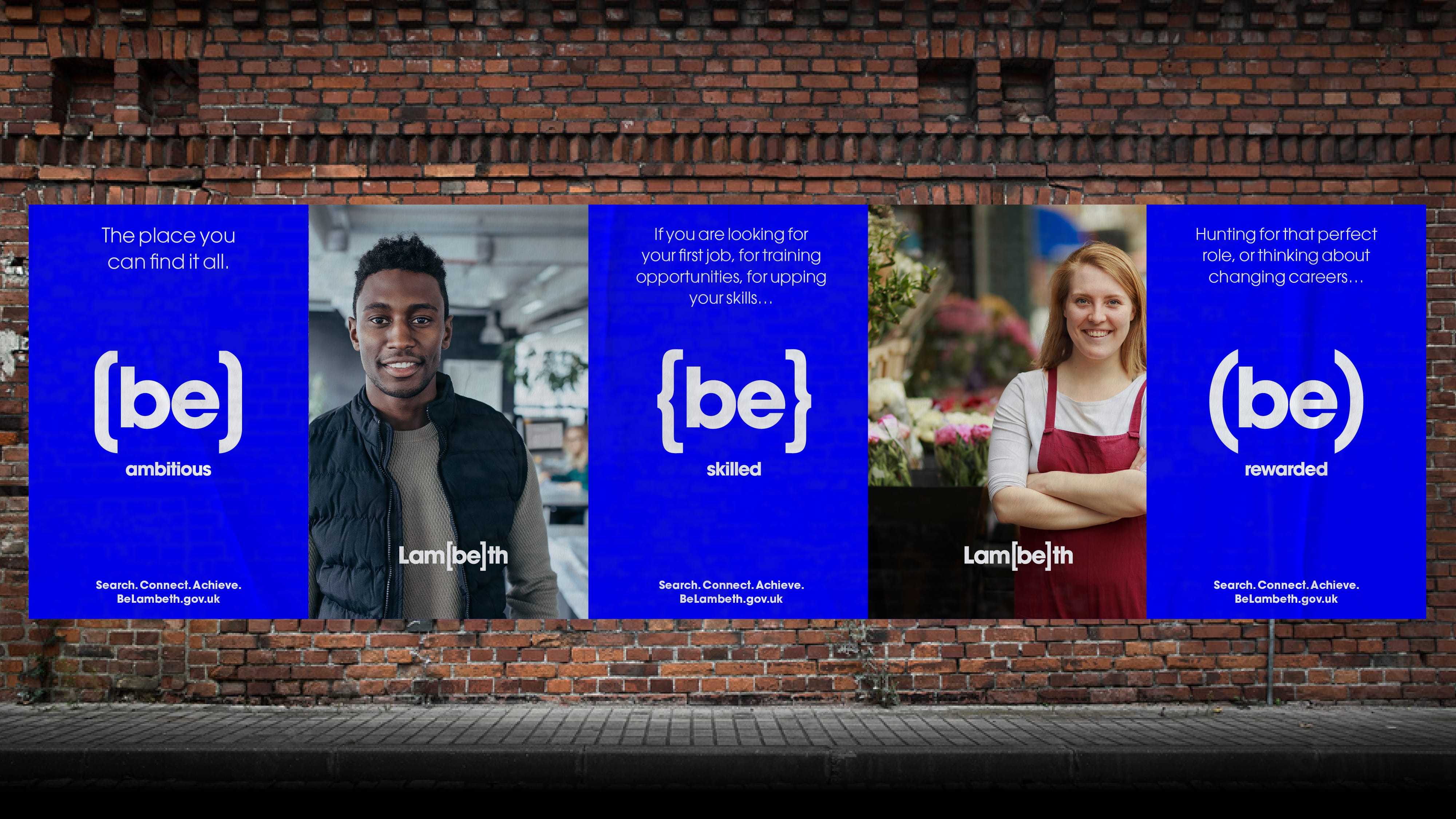 Lambeth Council BeLambeth: Brand strategy, Visual identity, Website design and development, Tone of voice